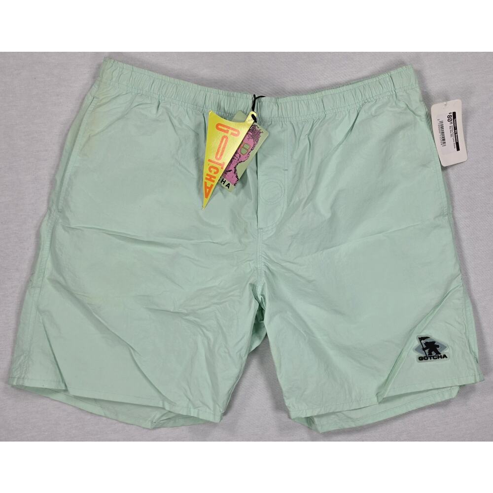 Gotcha Point Loma Shorts Mens 2XL Mint Green Beach Walk Hybrid Shorts NWT Read